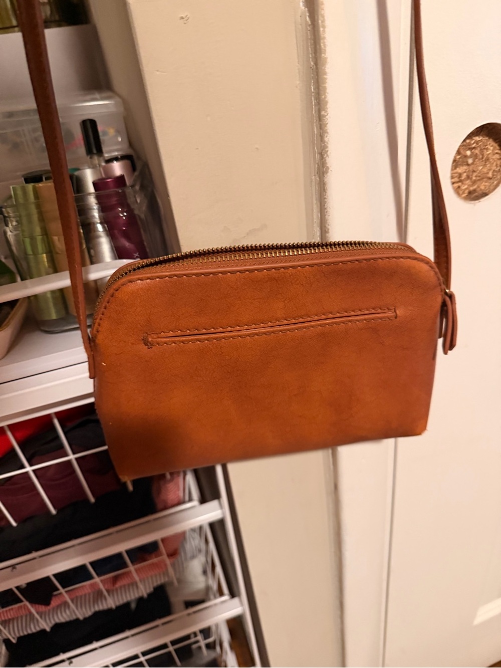 Universal Thread Tan Crossbody Leather Bag